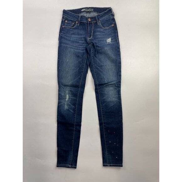 Old Navy Women's 2 RockStar Distressed Jeans - Picture 1 of 5